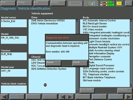 Bmw diagnosis and information system dis #6