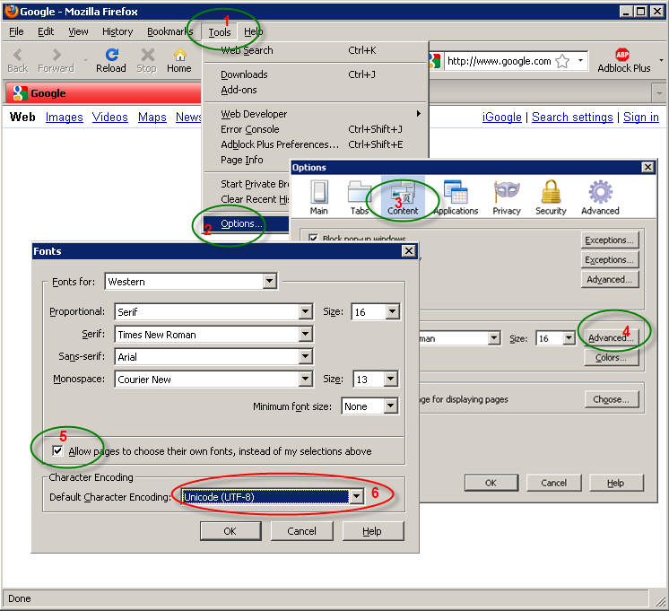 Install Khmer Unicode for Windows XP