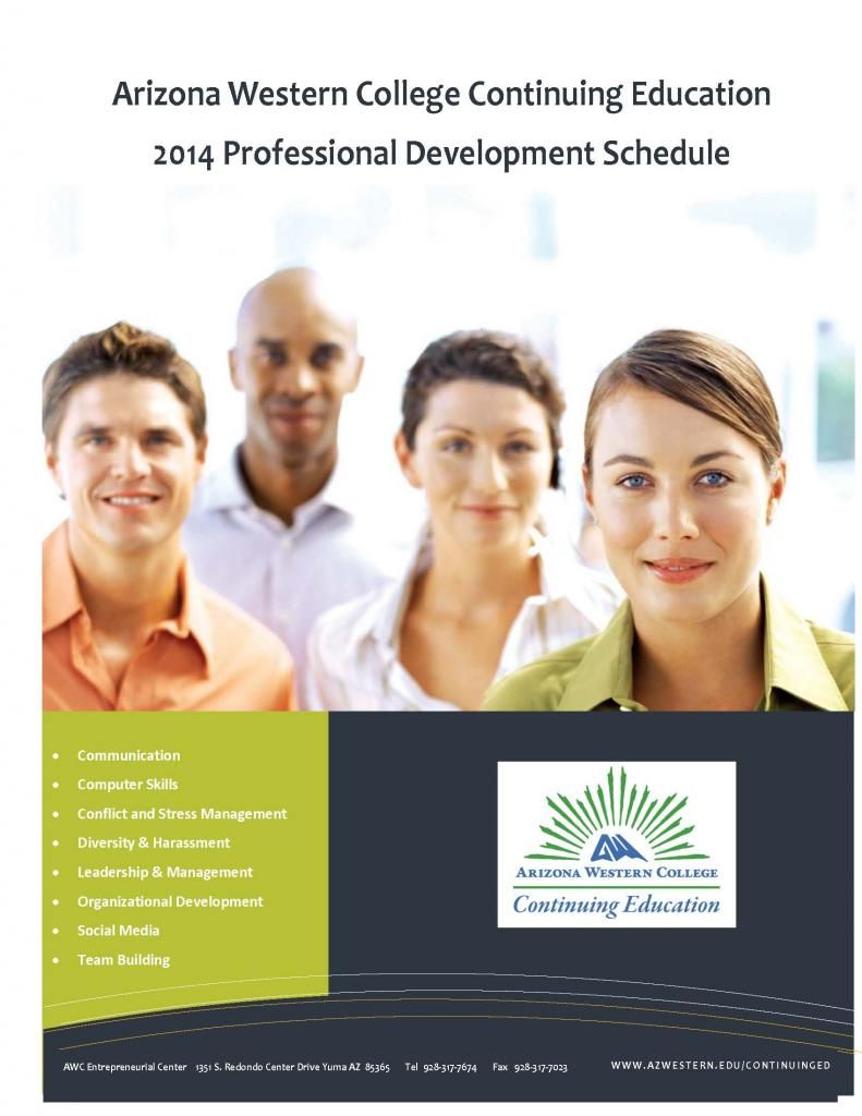 Professional Development Catalog 2014