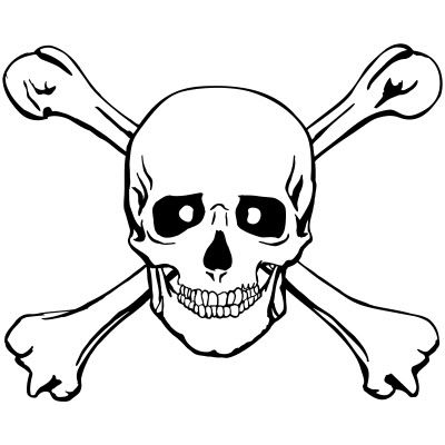 Skull and Cross Bones Image