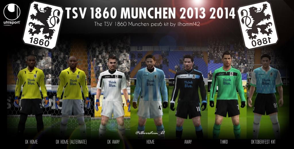 PES 6 : TSV 1860 Munchen Kit 2013/2014 By Ilhammf42
