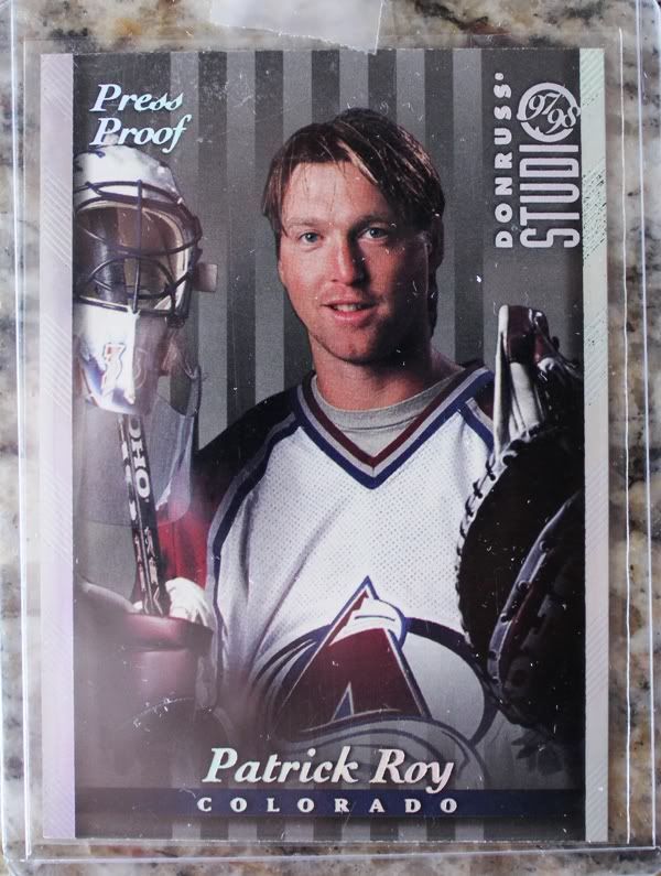 [Image: 1997-98StudioPressProofsSilver7PatrickRoy.jpg]