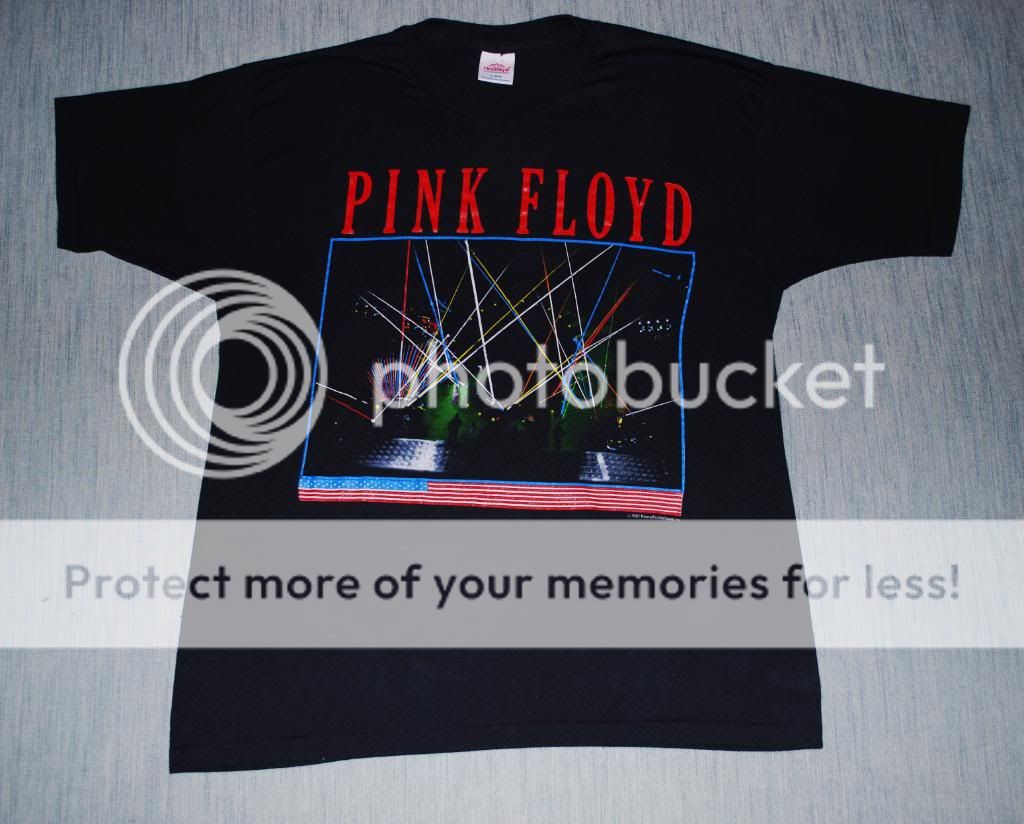 VINTAGE PINK FLOYD MOMENTARY LAPSE TOUR T SHIRT 1987 XL  