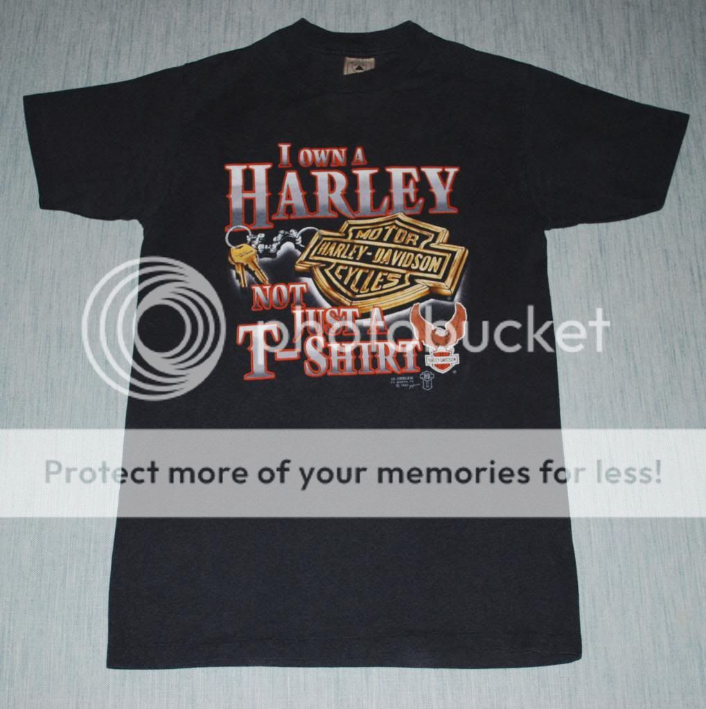 Vintage Harley Davidson Motorcycles T Shirt 1988 M