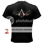 ASSASSINS CREED II BLACK T SHIRT (10 DESIGN)  