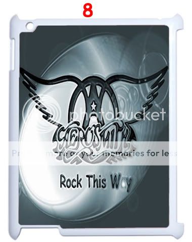 Aerosmith Band Fans Custom Design iPad 2 Case (White) (Back Cover Only 
