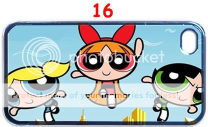 Cartoon The Power Puff Girls iPhone 4 iPhone 4S Case (Back Cover Only 