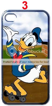 Donald Duck Disney Apple iPhone 4 Case (Black)  