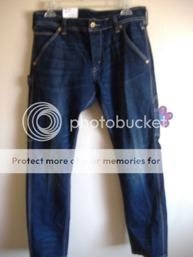 New Levis Skinny Carpenter Jeans, Waist 32, Inseam 30, Lot 511, Dark 