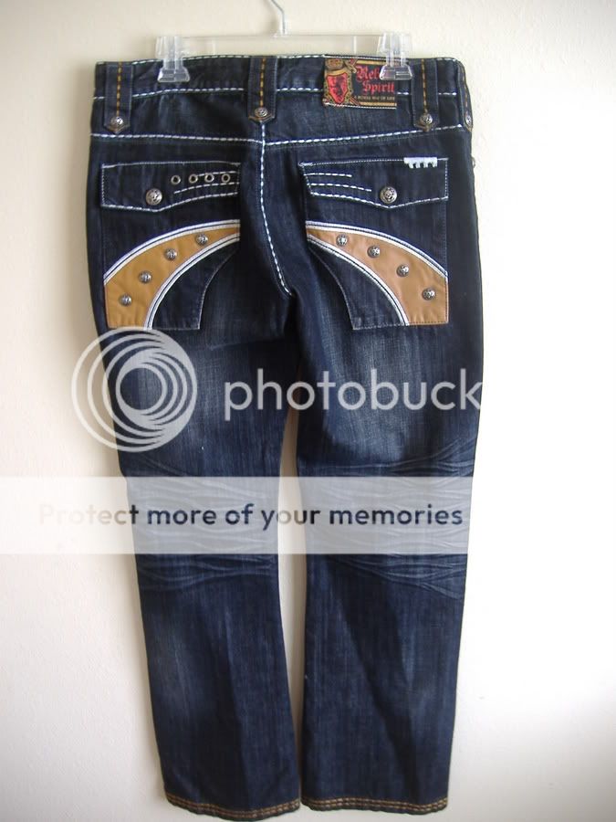 New Rebel Spirit Straight Leg Jeans Size 33x32  